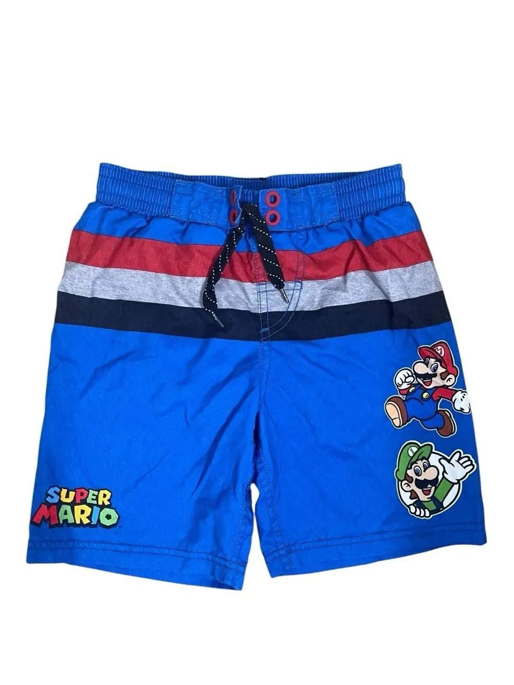 Super Mario Boys Swim Trunks Size 4/5 XS